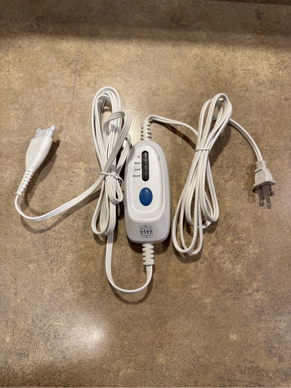 Heated Blanket 3 Prong Controller HL-TB-02 (120V 60Hz 110W) 84x90" White Tested